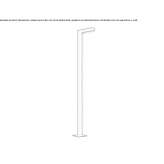 Aluminiowa latarnia ogrodowa LED Longare