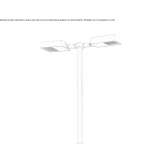 LED street lamp made of extruded aluminum Cubel