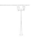 Die-cast aluminum garden lantern Earley