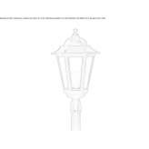 Latarnia ogrodowa z odlewanego ciśnieniowo aluminium Attigny