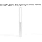 Aluminiowa latarnia ogrodowa LED Brewton