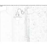 Metal garden lantern Modrany