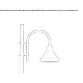 Aluminum LED garden lantern Duson