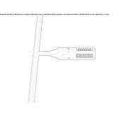 Aluminiowa latarnia ogrodowa LED Crandon