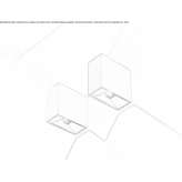LED outdoor wall spotlight made of die-cast aluminum Menden