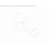 Adjustable outdoor LED spotlight Banstead