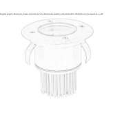 Recessed stainless steel outdoor LED spotlight Sallique