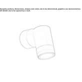 Adjustable metal LED outdoor spotlight Mawson
