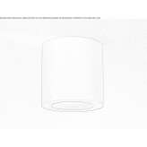 Aluminum outdoor ceiling spotlight Ivanino
