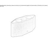 Metal LED outdoor spotlight Plasnica