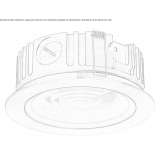Aluminum recessed LED spotlight, outdoor Rudnitz