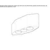 Outdoor LED ceiling spotlight Plasnica
