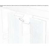 Aluminum LED outdoor spotlight Belsito