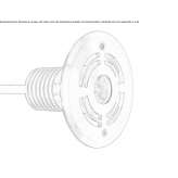 Recessed stainless steel outdoor LED spotlight Nowthen