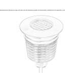Recessed outdoor spotlight Sinio