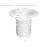 Recessed stainless steel outdoor LED spotlight Wilten