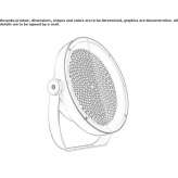 External spotlight made of die-cast aluminum LED Caicedo