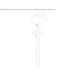Adjustable outdoor reflector made of polycarbonate Bechlin