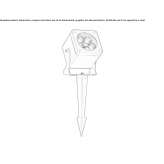 Adjustable aluminum LED outdoor spotlight Tilapan