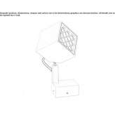 Adjustable aluminum LED outdoor spotlight Vendome