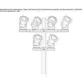 Adjustable outdoor LED spotlight Brienz
