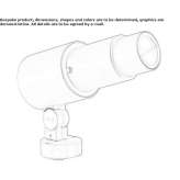 Adjustable aluminum LED outdoor spotlight Balacita