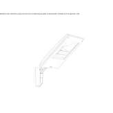 Regulowany aluminiowy reflektor zewnętrzny LED Oisemont