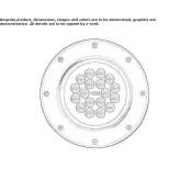 Aluminiowy reflektor zewnętrzny LED Sansol