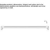 Regulowany aluminiowy reflektor zewnętrzny LED Muonio