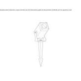 Adjustable aluminum LED outdoor spotlight Tilapan