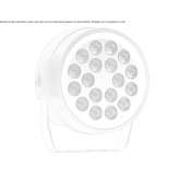 Exterior spotlight in adjustable die-cast aluminum LED Lawtell