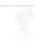 External spotlight made of die-cast aluminum LED Ruscica