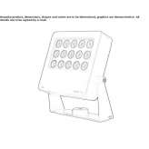 Adjustable outdoor reflector Rendufe