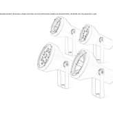 Exterior spotlight in adjustable die-cast aluminum LED Lancing