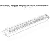 Adjustable die-cast aluminum LED wall washer Marcheno