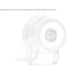 Reflektor zewnętrzny z regulowanego odlewu aluminiowego LED Akyazi