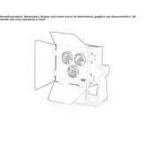 Adjustable outdoor reflector Gecitli
