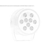 Exterior spotlight in adjustable die-cast aluminum LED Akyazi