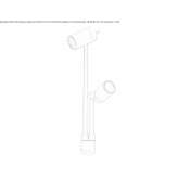 Adjustable aluminum LED outdoor spotlight Godollo
