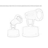 Adjustable aluminum LED outdoor spotlight Somers