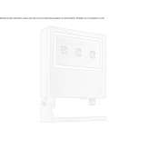 Regulowany aluminiowy reflektor zewnętrzny LED Roesrath