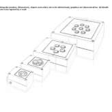 Exterior spotlight in adjustable die-cast aluminum LED Johvi