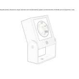 Adjustable aluminum LED outdoor spotlight Marcus