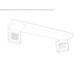 Regulowany aluminiowy reflektor zewnętrzny LED Padula