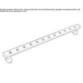 Adjustable, powder-coated aluminum LED wall washer Sile