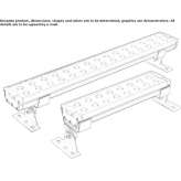 Adjustable, powder-coated aluminum LED wall washer Sile