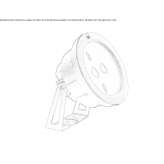 Outdoor floodlight/underwater lamp Oakley
