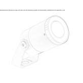 Adjustable outdoor LED spotlight Doxey