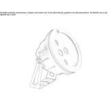 Outdoor floodlight/underwater lamp Oakley