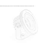 Exterior spotlight in adjustable die-cast aluminum LED Yuntdag
